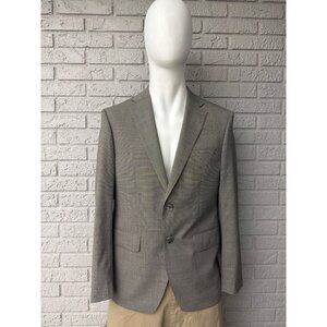 Calvin Klein Slim Fit Two Button Men's Wool Blend Blazer Size 40S